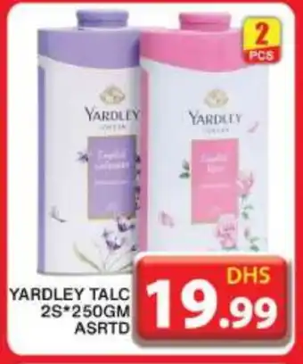 Grand Hyper Market YARDLEY Talcum Powder offer