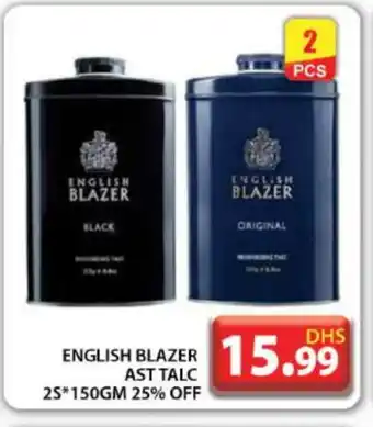 Grand Hyper Market ENGLISH BLAZER Talcum Powder offer