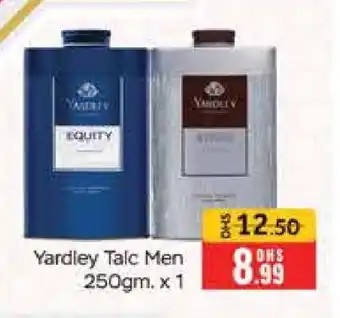 Mango Hypermarket LLC YARDLEY Talcum Powder offer