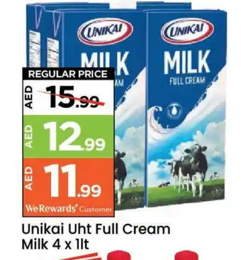 Mark & Save UNIKAI Long Life / UHT Milk offer