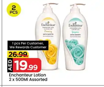 Mark & Save Enchanteur Body Lotion & Cream offer