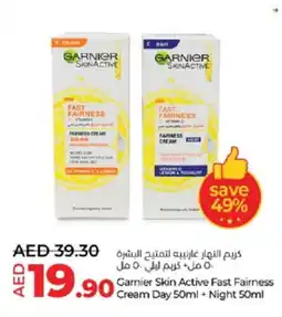 Lulu Hypermarket GARNIER Face cream offer