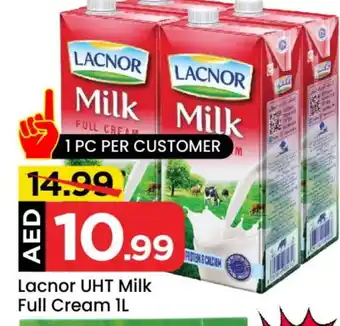 Mark & Save LACNOR Long Life / UHT Milk offer