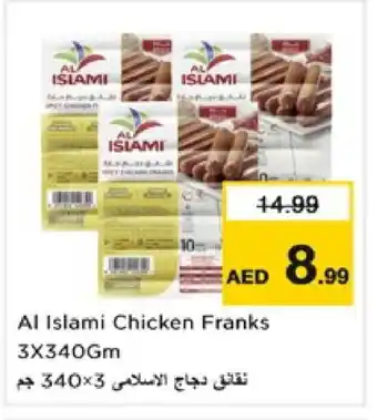 Nesto AL ISLAMI Chicken Franks offer