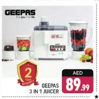 Shaklan GEEPAS Juicer offer