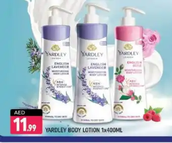 Shaklan YARDLEY Body Lotion & Cream offer