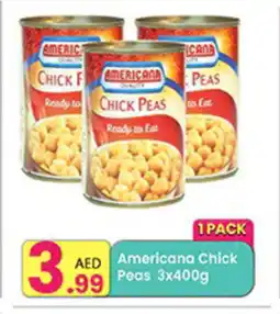 Everyday Center AMERICANA Chick Peas offer