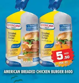 Night to Night Hypermarket AMERICANA Chicken Burger offer