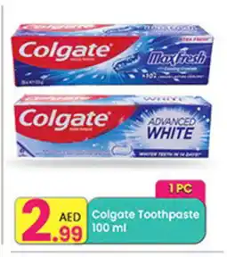 Everyday Center COLGATE Toothpaste offer