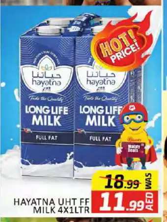 Al Madina HAYATNA Long Life / UHT Milk offer