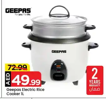 Mark & Save GEEPAS Rice Cooker offer