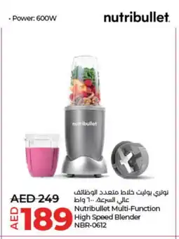 Lulu Hypermarket NUTRIBULLET Mixer / Grinder offer