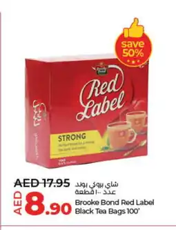 Lulu Hypermarket RED LABEL Tea Bags offer