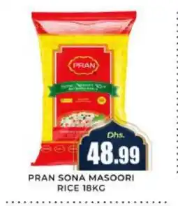 Meena Al Madina Hypermarket PRAN Masoori Rice offer