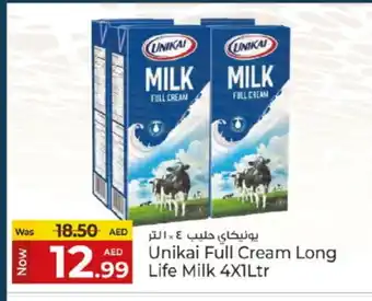 Kenz Hypermarket UNIKAI Full Cream Milk offer