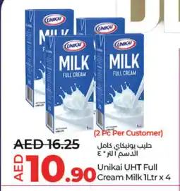 Lulu Hypermarket UNIKAI Long Life / UHT Milk offer