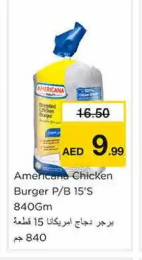 Nesto AMERICANA Chicken Burger offer