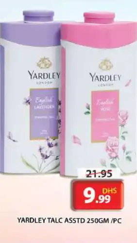 Grand Hyper Market YARDLEY Talcum Powder offer