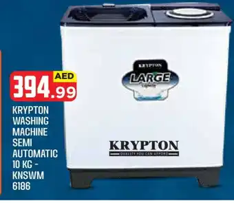 Baniyas Spike Hypermarket KRYPTON Washer / Dryer offer