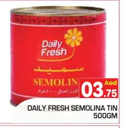 Baniyas Spike Hypermarket DAILY FRESH Semolina / Rava offer