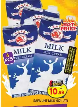 Baniyas Spike Hypermarket SAFA Full Cream Milk offer