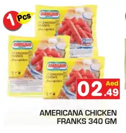 Baniyas Spike Hypermarket AMERICANA Chicken Franks offer