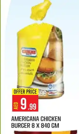 Baniyas Spike Hypermarket AMERICANA Chicken Burger offer