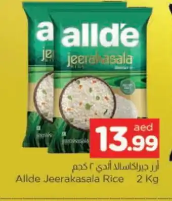 Al Madina ALLDE Jeerakasala Rice offer