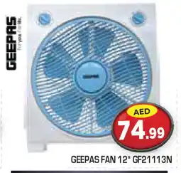 Baniyas Spike Hypermarket GEEPAS Fan offer