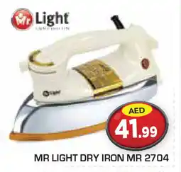 Baniyas Spike Hypermarket MR. LIGHT Ironbox offer