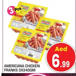 Baniyas Spike Hypermarket AMERICANA Chicken Franks offer