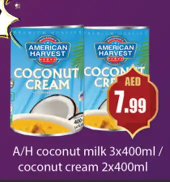 Gulf Hypermarket AMERICAN HARVEST Coconut Milk offer