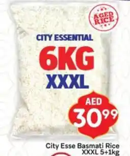 City Retail Supermarket City Esse Basmati Rice XXXL offer