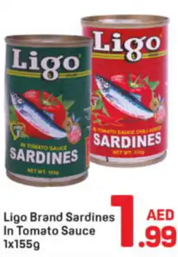 Day To Day Ligo brand sardines in tomato sauce offer