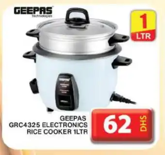 Grand Hyper Market GEEPAS Rice Cooker offer