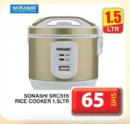 Grand Hyper Market SONASHI Rice Cooker offer