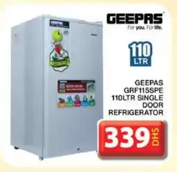 Grand Hyper Market GEEPAS Refrigerator offer