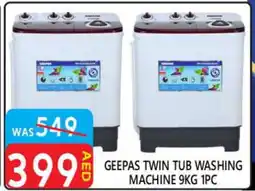 United Hypermarket GEEPAS Washer / Dryer offer