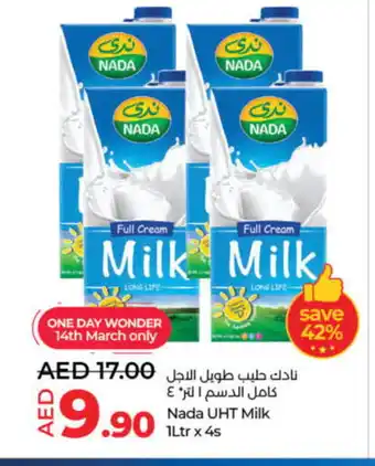 Lulu Hypermarket NADEC Long Life / UHT Milk offer