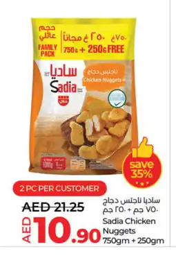 Lulu Hypermarket SADIA Chicken Nuggets offer