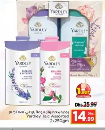 Nesto YARDLEY Talcum Powder offer