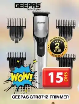 Grand Hyper Market GEEPAS Remover / Trimmer / Shaver offer