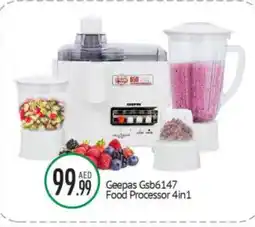 Bigmart GEEPAS Food Processor offer