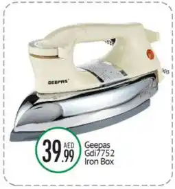 Bigmart GEEPAS Ironbox offer