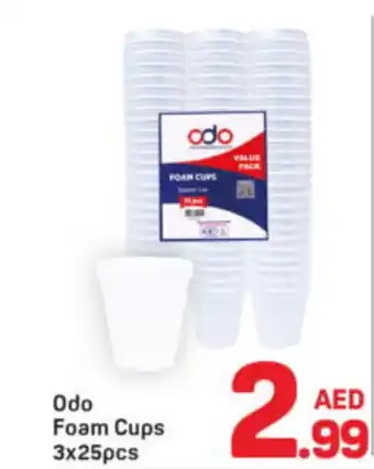 Day To Day Odo foam cups offer