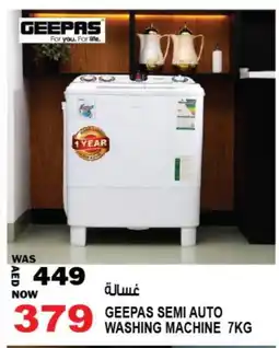 Hashim Hypermarket GEEPAS Washer / Dryer offer