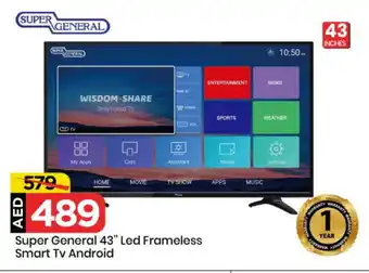 Mark & Save SUPER GENERAL Smart TV offer