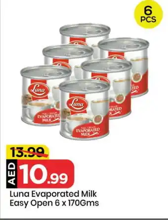 Mark & Save LUNA Evaporated Milk offer