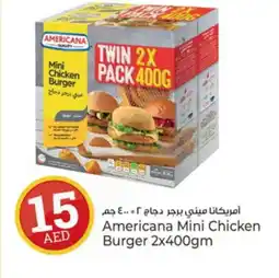 Kenz Hypermarket AMERICANA Chicken Burger offer