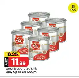 Mark & Save LUNA Evaporated Milk offer